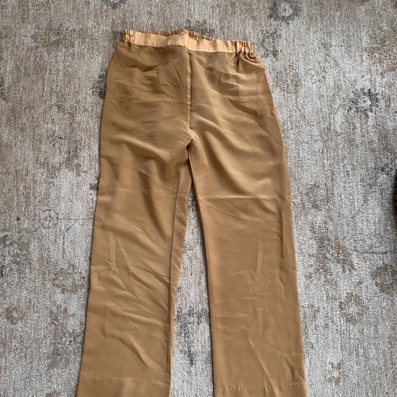 HSY by Hassan Shehreyar Yasin Gold Navy Blue Heavy Formal 3-Piece Size S - Picture 9 of 9